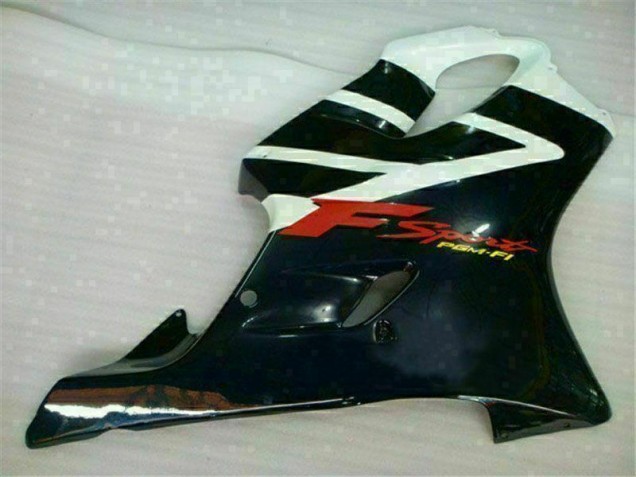 White Black 2001-2003 Honda CBR600 F4i Motorcycle Fairing White Black 2001-2003 Honda CBR600 F4i Motorcycle Fairing