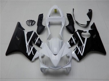 White Black 2001-2003 Honda CBR600 F4i Motorcycle Fairings