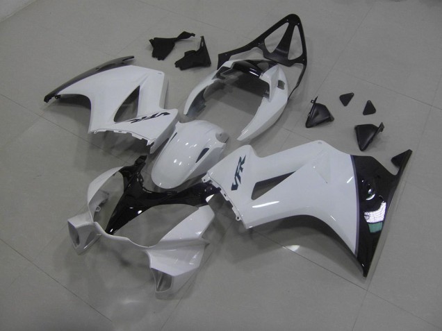 White Black 2002-2013 Honda VFR800 Motorcycle Fairing White Black 2002-2013 Honda VFR800 Motorcycle Fairing