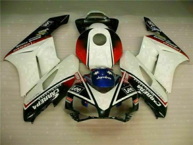 White Black 2004-2005 Honda CBR1000RR Motorcycle Fairings