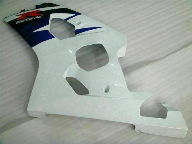 White Black 2004-2005 Suzuki GSXR 600/750 Motorcycle Fairings White Black 2004-2005 Suzuki GSXR 600/750 Motorcycle Fairings