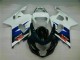 White Black 2004-2005 Suzuki GSXR 600/750 Motorcycle Fairings White Black 2004-2005 Suzuki GSXR 600/750 Motorcycle Fairings
