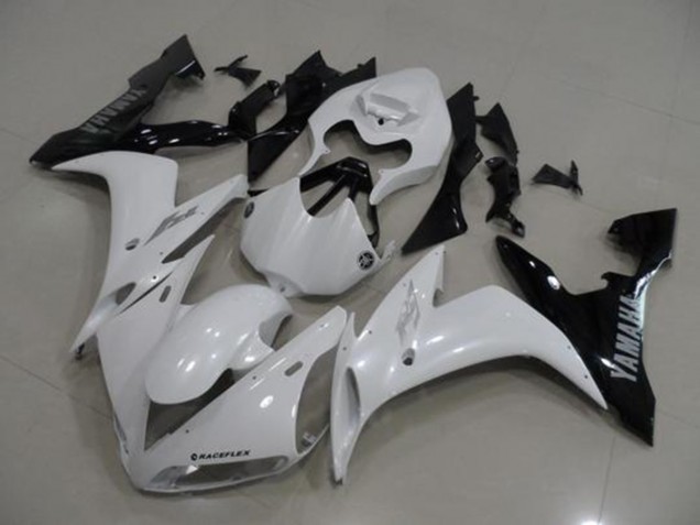 White Black 2004-2006 Yamaha YZF R1 Motorcycle Fairing White Black 2004-2006 Yamaha YZF R1 Motorcycle Fairing