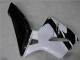 White Black 2005-2006 Honda CBR600RR Motorcycle Bodywork White Black 2005-2006 Honda CBR600RR Motorcycle Bodywork