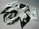 White Black 2005-2006 Suzuki GSXR 1000 Motorcycle Bodywork White Black 2005-2006 Suzuki GSXR 1000 Motorcycle Bodywork
