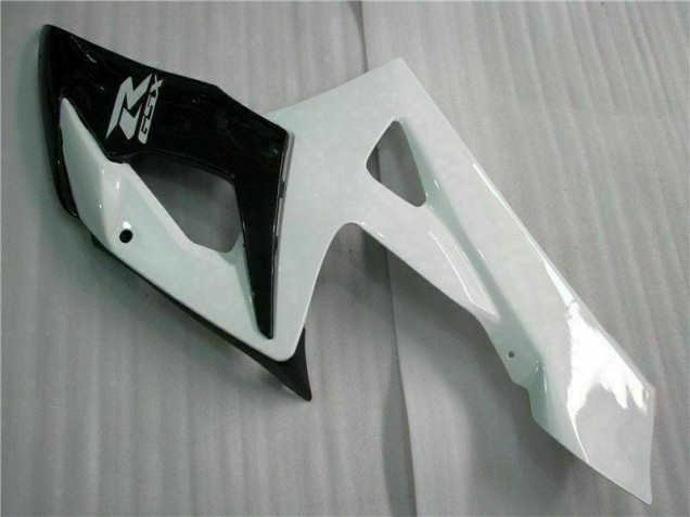 White Black 2005-2006 Suzuki GSXR 1000 Motorcycle Bodywork White Black 2005-2006 Suzuki GSXR 1000 Motorcycle Bodywork