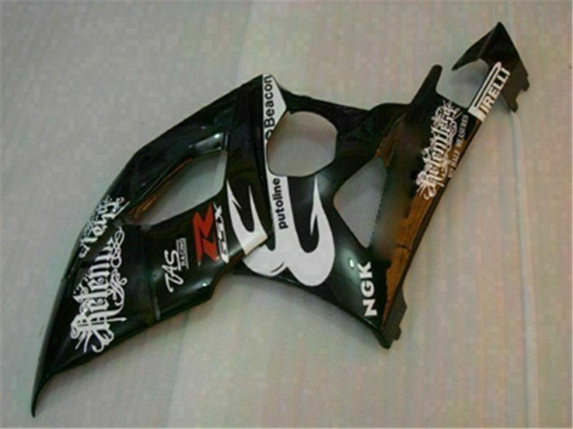 White Black 2005-2006 Suzuki GSXR 1000 Motorcycle Fairings White Black 2005-2006 Suzuki GSXR 1000 Motorcycle Fairings