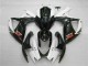 White Black 2006-2007 Suzuki GSXR 600/750 Motorcycle Fairing White Black 2006-2007 Suzuki GSXR 600/750 Motorcycle Fairing