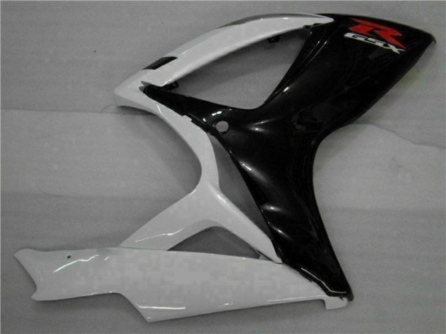 White Black 2006-2007 Suzuki GSXR 600/750 Motorcycle Fairings White Black 2006-2007 Suzuki GSXR 600/750 Motorcycle Fairings