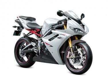 White Black 2006-2008 Triumph Daytona 675 Triple Motorcycle Fairings