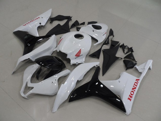 White Black 2007-2008 Honda CBR600RR Motorcycle Fairings White Black 2007-2008 Honda CBR600RR Motorcycle Fairings