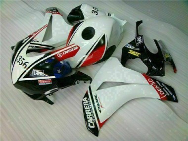 White Black 2008-2011 Honda CBR1000RR Motorcycle Fairings