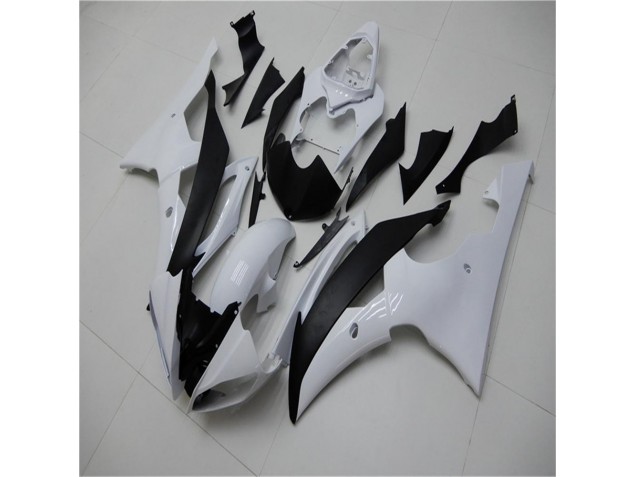 White Black 2008-2016 Yamaha YZF R6 Motorcycle Fairing & Bodywork White Black 2008-2016 Yamaha YZF R6 Motorcycle Fairing & Bodywork