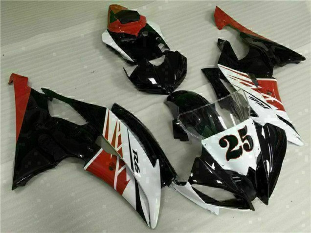 White Black 2008-2016 Yamaha YZF R6 Motorcycle Fairing Kits White Black 2008-2016 Yamaha YZF R6 Motorcycle Fairing Kits