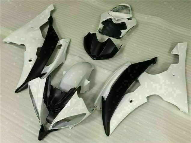 White Black 2008-2016 Yamaha YZF R6 Motorcycle Fairing Kits & Plastic White Black 2008-2016 Yamaha YZF R6 Motorcycle Fairing Kits & Plastic