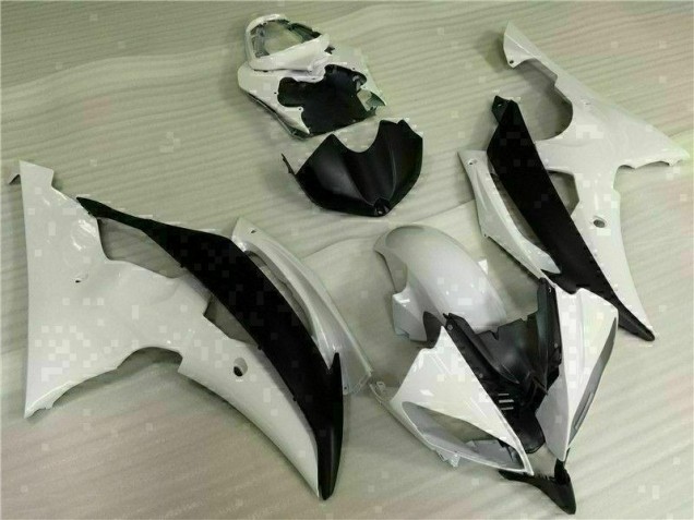 White Black 2008-2016 Yamaha YZF R6 Motorcycle Fairing Kits & Plastic White Black 2008-2016 Yamaha YZF R6 Motorcycle Fairing Kits & Plastic