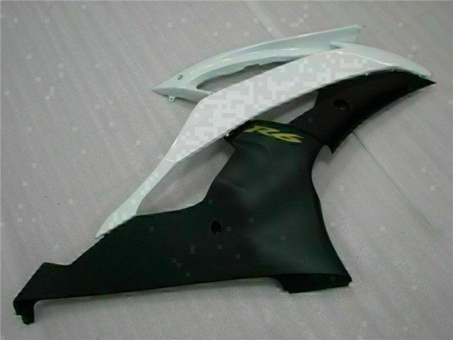 White Black 2008-2016 Yamaha YZF R6 Motorcycle Fairing White Black 2008-2016 Yamaha YZF R6 Motorcycle Fairing