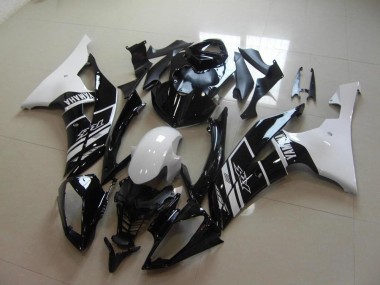 White Black 2008-2016 Yamaha YZF R6 Motorcycle Fairings