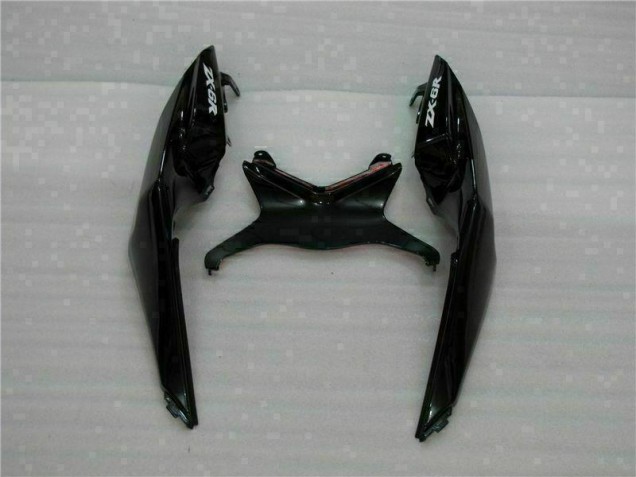 White Black 2009-2012 Kawasaki ZX6R Motorcycle Fairing White Black 2009-2012 Kawasaki ZX6R Motorcycle Fairing