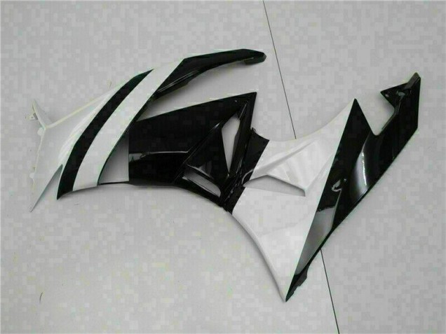 White Black 2009-2012 Kawasaki ZX6R Motorcycle Fairings White Black 2009-2012 Kawasaki ZX6R Motorcycle Fairings