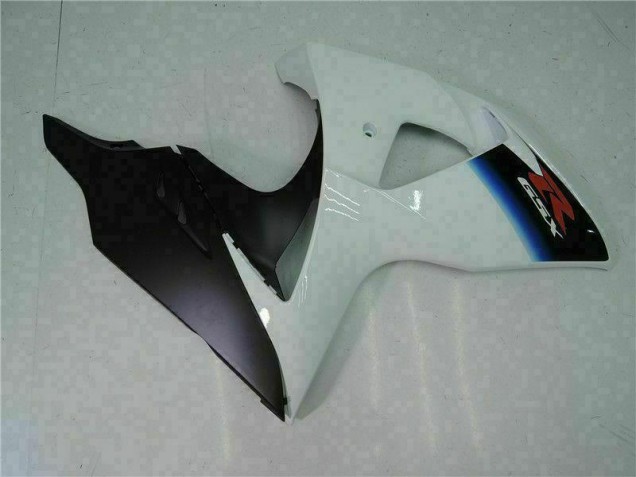 White Black 2009-2016 Suzuki GSXR 1000 Motorcycle Bodywork White Black 2009-2016 Suzuki GSXR 1000 Motorcycle Bodywork
