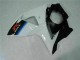 White Black 2009-2016 Suzuki GSXR 1000 Motorcycle Bodywork White Black 2009-2016 Suzuki GSXR 1000 Motorcycle Bodywork
