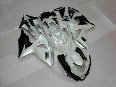 White Black 2009-2016 Suzuki GSXR 1000 Motorcycle Fairing
