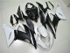 White Black 2013-2018 Kawasaki ZX6R Motorcycle Fairing