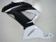 White Black 2013-2018 Kawasaki ZX6R Motorcycle Fairing