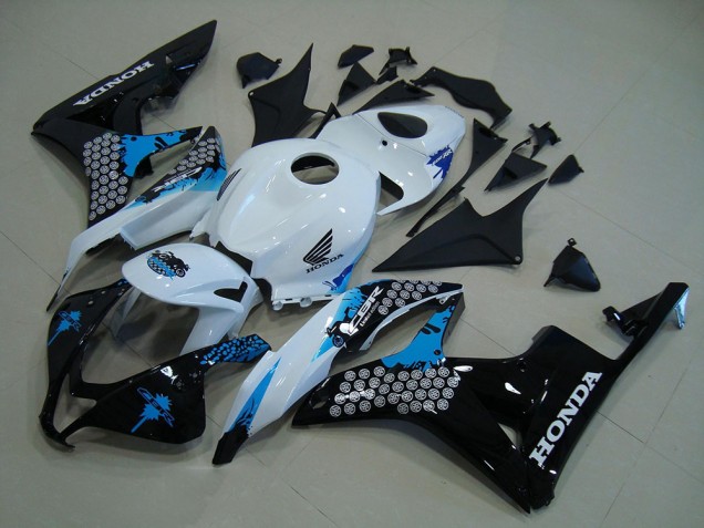 White Black Blue 2007-2008 Honda CBR600RR Motorcycle Fairings White Black Blue 2007-2008 Honda CBR600RR Motorcycle Fairings