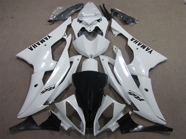 White Black Decal 2008-2016 Yamaha YZF R6 Motorcycle Fairings White Black Decal 2008-2016 Yamaha YZF R6 Motorcycle Fairings
