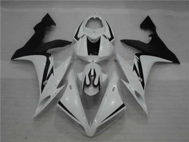 White Black Flame 2004-2006 Yamaha YZF R1 Motorcycle Fairings White Black Flame 2004-2006 Yamaha YZF R1 Motorcycle Fairings