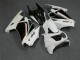 White Black Ninja 2008-2012 Kawasaki EX250 Motorcycle Fairing White Black Ninja 2008-2012 Kawasaki EX250 Motorcycle Fairing