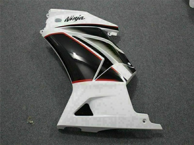 White Black Ninja 2008-2012 Kawasaki EX250 Motorcycle Fairing White Black Ninja 2008-2012 Kawasaki EX250 Motorcycle Fairing