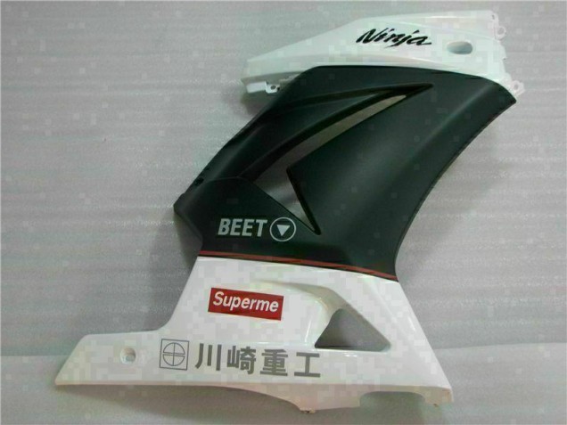 White Black Ninja 3M 2008-2012 Kawasaki EX250 Motorcycle Fairings White Black Ninja 3M 2008-2012 Kawasaki EX250 Motorcycle Fairings