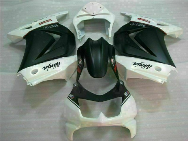 White Black Ninja 3M 2008-2012 Kawasaki EX250 Motorcycle Fairings White Black Ninja 3M 2008-2012 Kawasaki EX250 Motorcycle Fairings