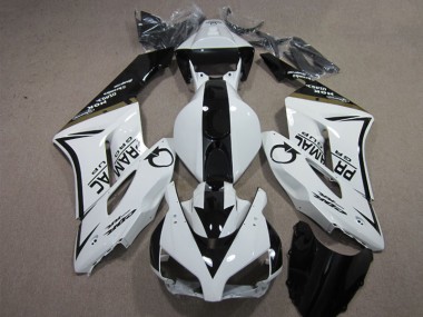 White Black PRAMAC 2004-2005 Honda CBR1000RR Motorcycle Fairings