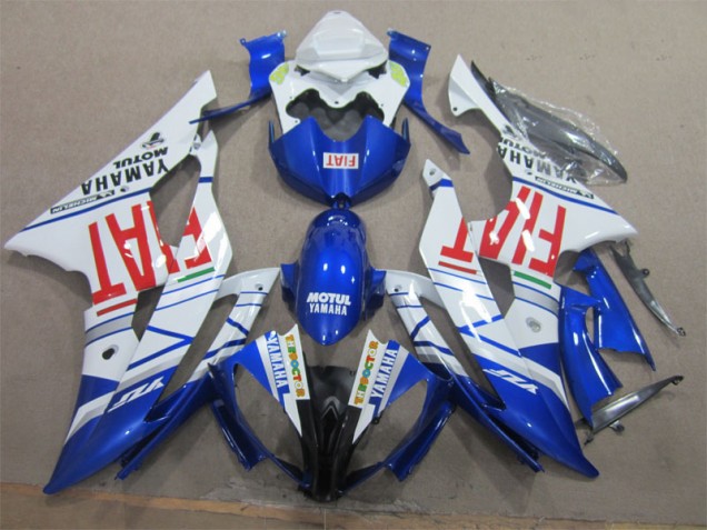 White Black Red Fiat 2008-2016 Yamaha YZF R6 Motorcycle Fairings White Black Red Fiat 2008-2016 Yamaha YZF R6 Motorcycle Fairings