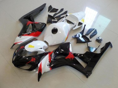 White Black with No Sticker 2006-2007 Honda CBR1000RR Motorcycle Fairings