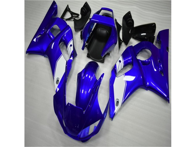White Blue 1998-2002 Yamaha YZF R6 Motorcycle Fairings White Blue 1998-2002 Yamaha YZF R6 Motorcycle Fairings