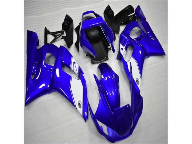 White Blue 1998-2002 Yamaha YZF R6 Motorcycle Fairings White Blue 1998-2002 Yamaha YZF R6 Motorcycle Fairings