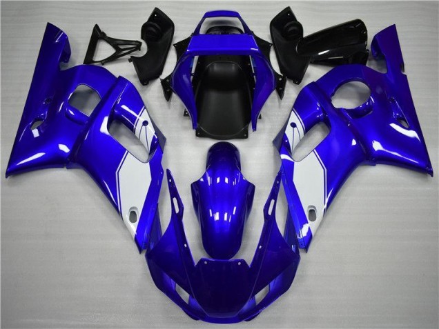 White Blue 1998-2002 Yamaha YZF R6 Motorcycle Fairings White Blue 1998-2002 Yamaha YZF R6 Motorcycle Fairings