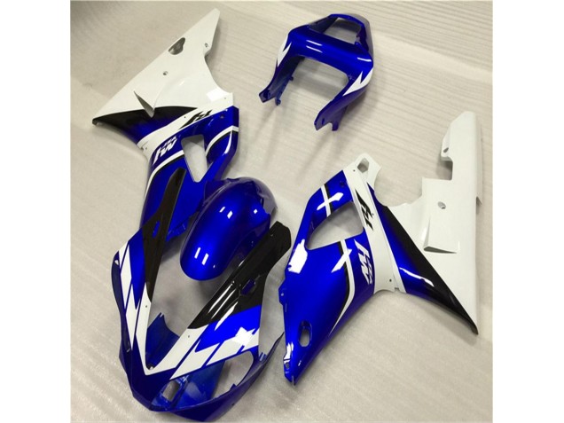 White Blue 2000-2001 Yamaha YZF R1 Motorcycle Fairings White Blue 2000-2001 Yamaha YZF R1 Motorcycle Fairings