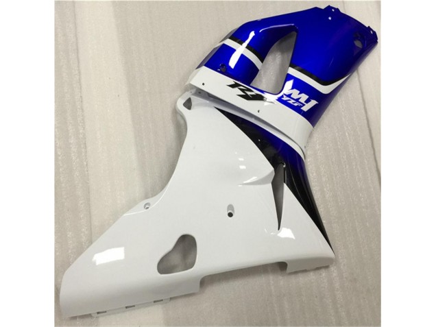 White Blue 2000-2001 Yamaha YZF R1 Motorcycle Fairings White Blue 2000-2001 Yamaha YZF R1 Motorcycle Fairings
