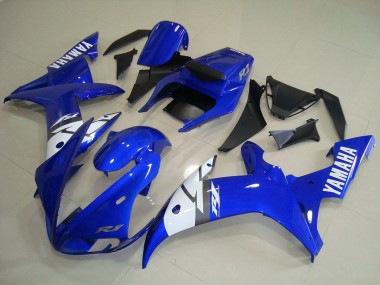 White Blue 2002-2003 Yamaha YZF R1 Motorcycle Fairings