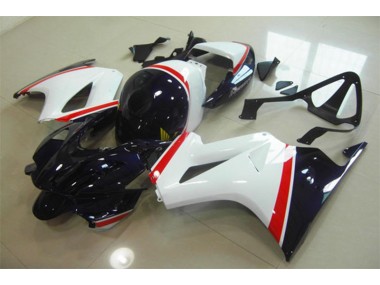 White Blue 2002-2013 Honda VFR800 Motorcycle Fairings
