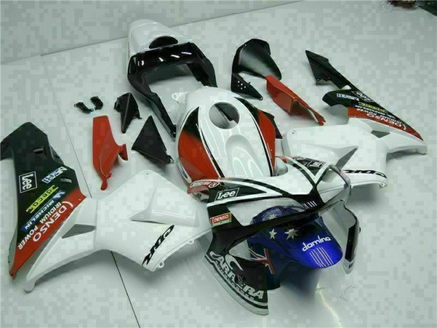 White Blue 2003-2004 Honda CBR600RR Motorcycle Fairings White Blue 2003-2004 Honda CBR600RR Motorcycle Fairings