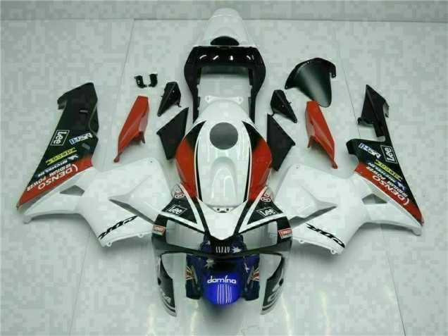 White Blue 2003-2004 Honda CBR600RR Motorcycle Fairings White Blue 2003-2004 Honda CBR600RR Motorcycle Fairings