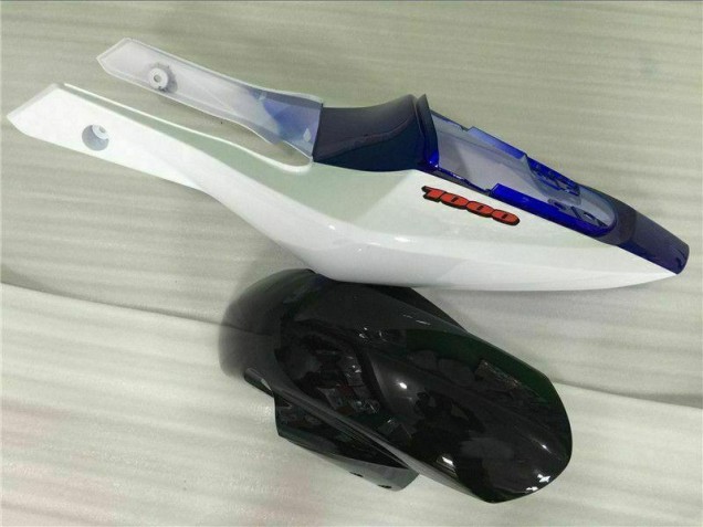White Blue 2003-2004 Suzuki GSXR 1000 Motorcycle Fairings White Blue 2003-2004 Suzuki GSXR 1000 Motorcycle Fairings