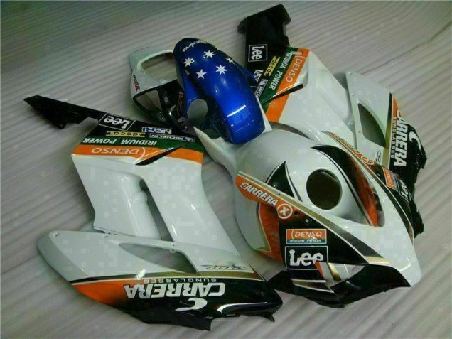 White Blue 2004-2005 Honda CBR1000RR Motorcycle Fairings White Blue 2004-2005 Honda CBR1000RR Motorcycle Fairings
